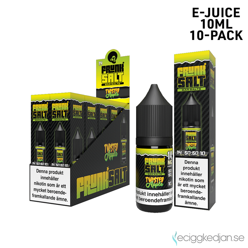 Frunk Salt | Twisted Apple | 10ml E-Juice | 10pack