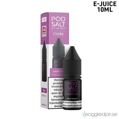Pod Salt Core | Grape Ice | 10ml E-Juice