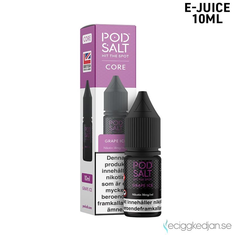 Pod Salt Core | Grape Ice | 10ml E-Juice