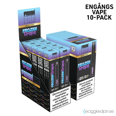 Frunk Bar | Frozen Grape | Engångsvape | 20mg | 10pack