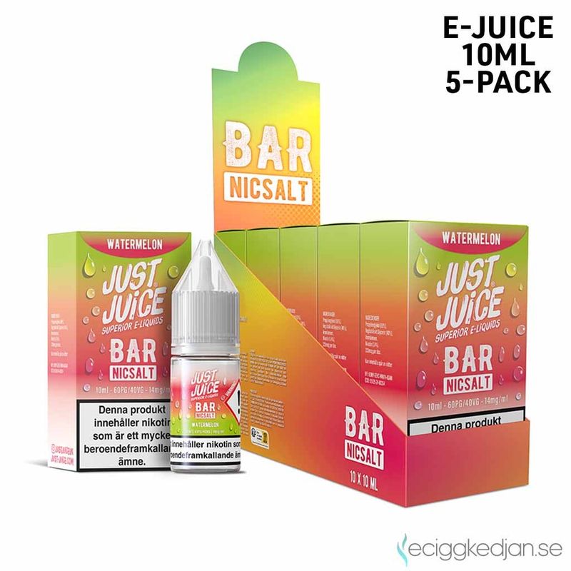 Just Juice Bar | Watermelon | 10ml E-Juice | 10pack