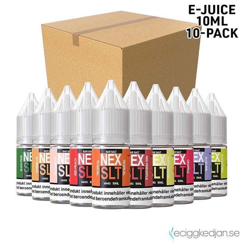 NEX SLT Fruits 14mg Nikotinsalt | Komplett Pack | 10*1