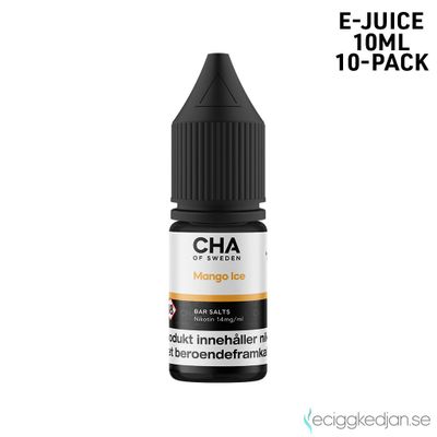 CHA of Sweden Ice Edition | Mango Ice | 10ml E-Juice | 10pack