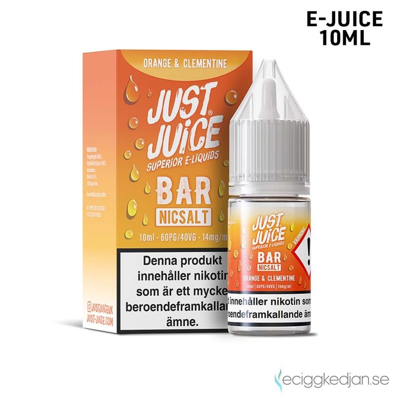Just Juice Bar | Orange Clementine | 10ml E-Juice