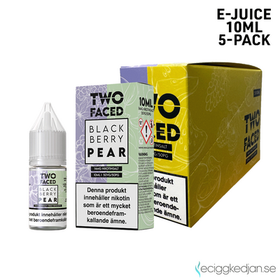 Two Faced | Blackberry Pear | 10ml E-Juice | 5pack