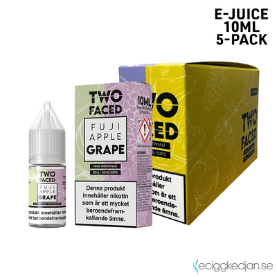 Two Faced | Fuji Apple Grape | 10ml E-Juice | 5pack