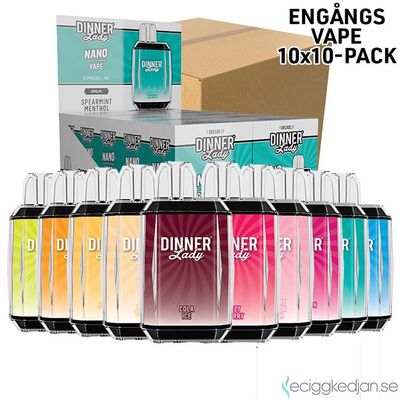 Dinner Lady Nano Cube | Komplett Pack | 10*10pack