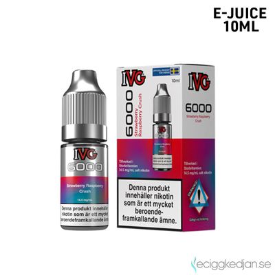 IVG 6000 | Strawberry Raspberry Crush | 10ml E-Juice | 14,5mg Saltnikotin