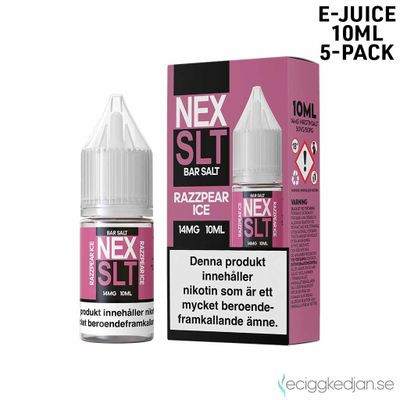 NEX SLT ICE | Razzpear Ice | 10ml E-Juice | 5pack
