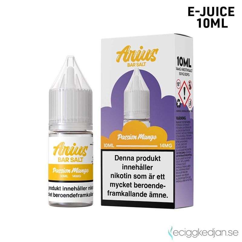 Arius Bar Salt Fruity | Passion Mango | 10ml E-Juice