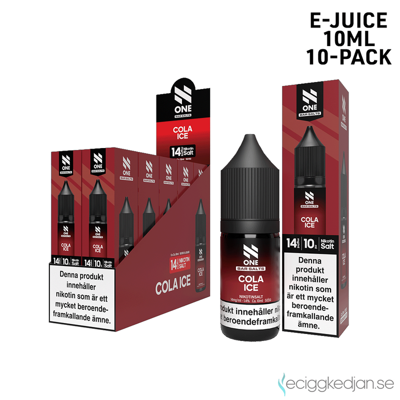 N One Crystal | Cola Ice | 10ml E-Juice | 10pack