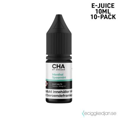 CHA of Sweden Ice Edition | Menthol Spearmint | 10ml E-Juice | 10pack