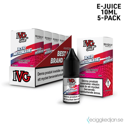 IVG Salts | Iced Melonade | 10ml E-Juice | 14,5mg Saltnikotin | 5pack