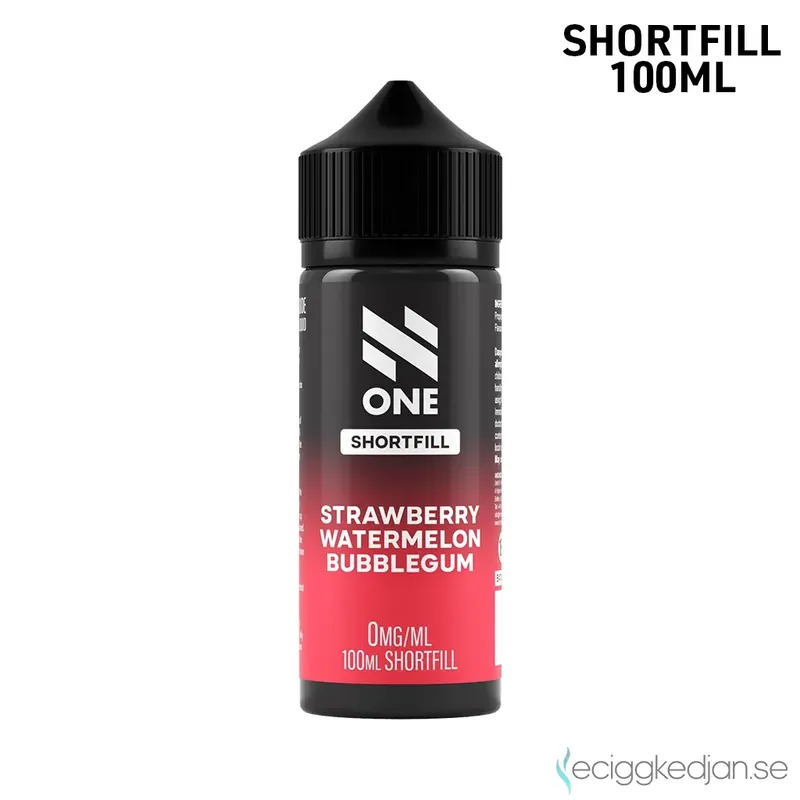 N One | Strawberry Watermelon Bubblegum | 100ml Shortfill