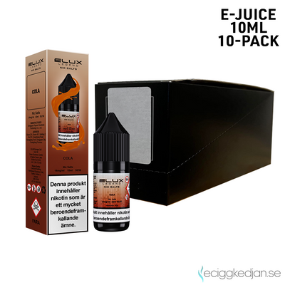 Elux Legends | Cola | 10ml E-Juice | 10pack