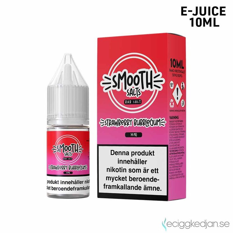 Smooth Salt Sweet | Strawberry Bubblegum | 10ml E-Juice