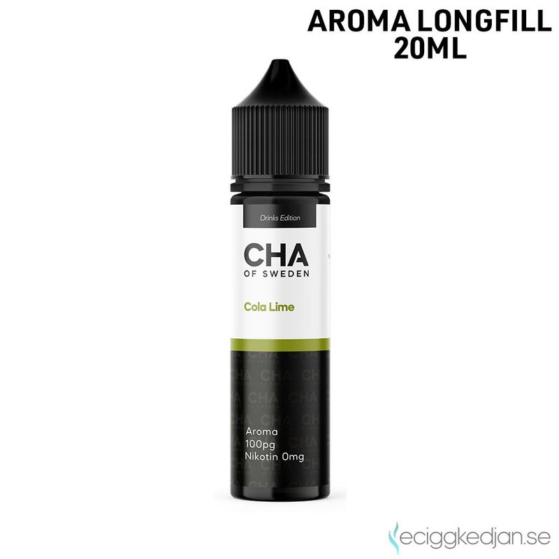 CHA of Sweden Drink Edition | Cola Lime | 20ml Aroma Longfill