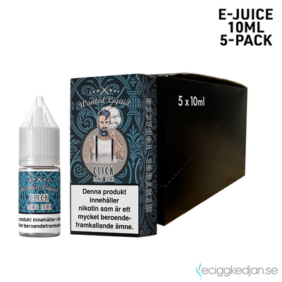 Wanted Salt | Click | 10ml E-Juice | 5pack
