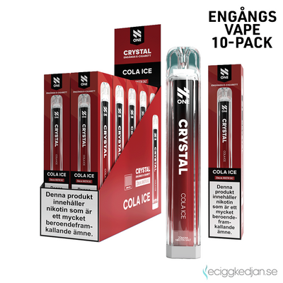 N One Crystal | Cola Ice | Engångsvape | 10pack