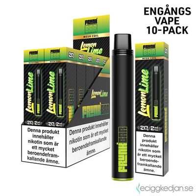 Frunk Bar | Lemon Lime | Engångsvape | 10pack