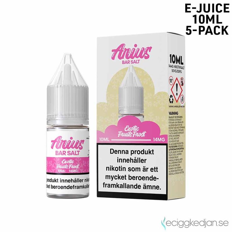Arius Bar Salt Frost | Exotic Fruits Frost | 10ml E-Juice | 5pack