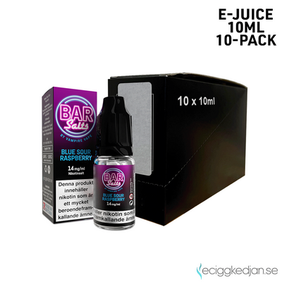 Bar Salts | Blue Sour Raspberry | 10ml E-Juice | 10pack