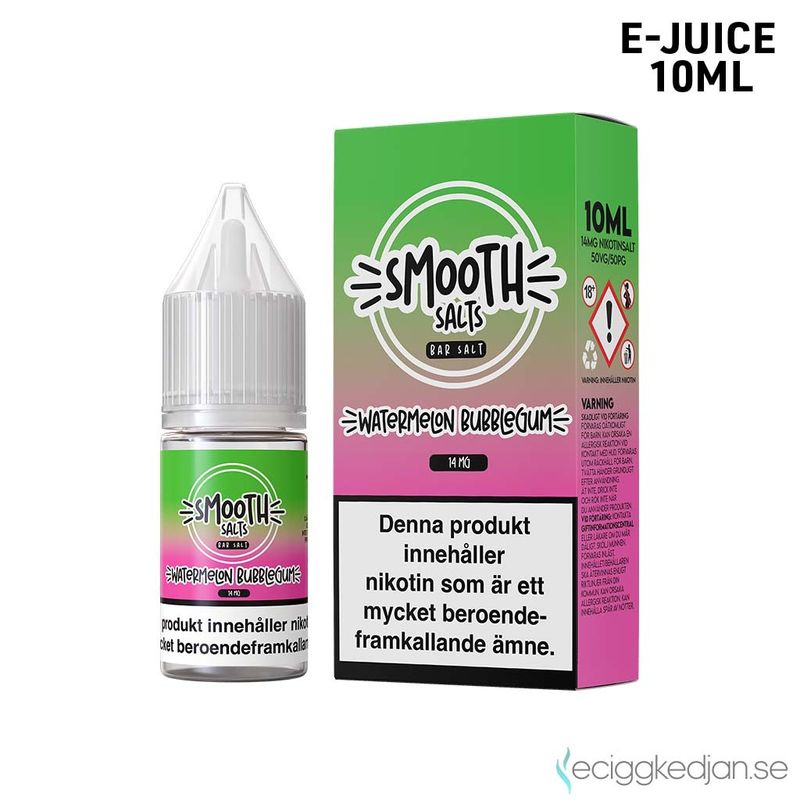 Smooth Salt Sweet | Watermelon Bubblegum | 10ml E-Juice