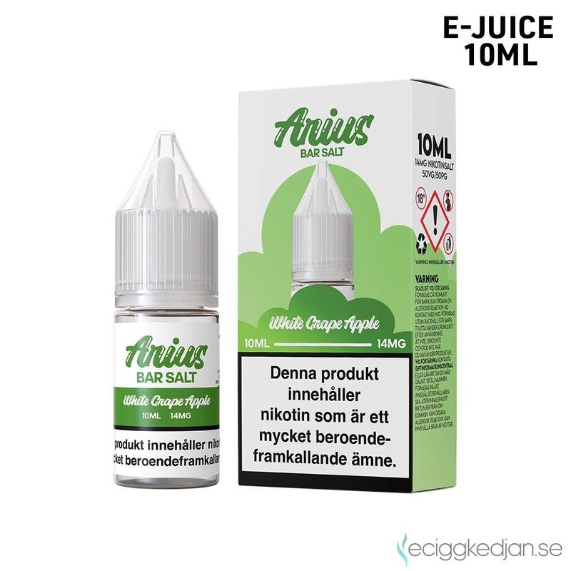 Arius Bar Salt Fruity | White Grape Apple | 10ml E-Juice