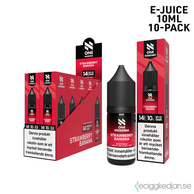 N One Crystal | Strawberry Banana | 10ml E-Juice | 10pack