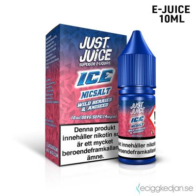 Just Juice Ice | Wild Berries and Aniseed | 10ml E-Juice