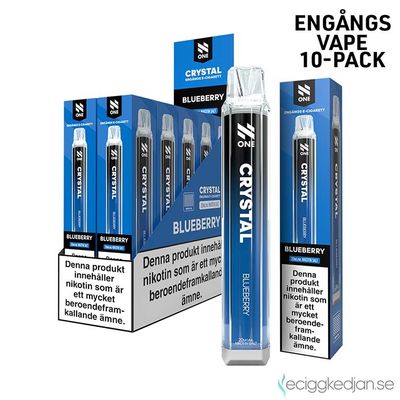 N One Crystal | Blueberry | Engångsvape | 10pack