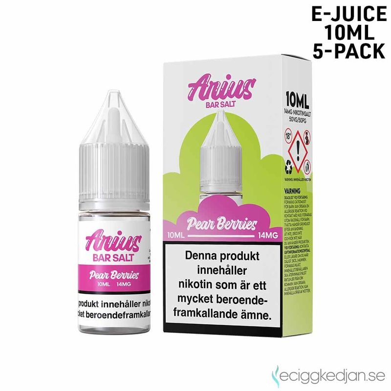 Arius Bar Salt Fruity | Pear Berries | 10ml E-Juice | 5pack