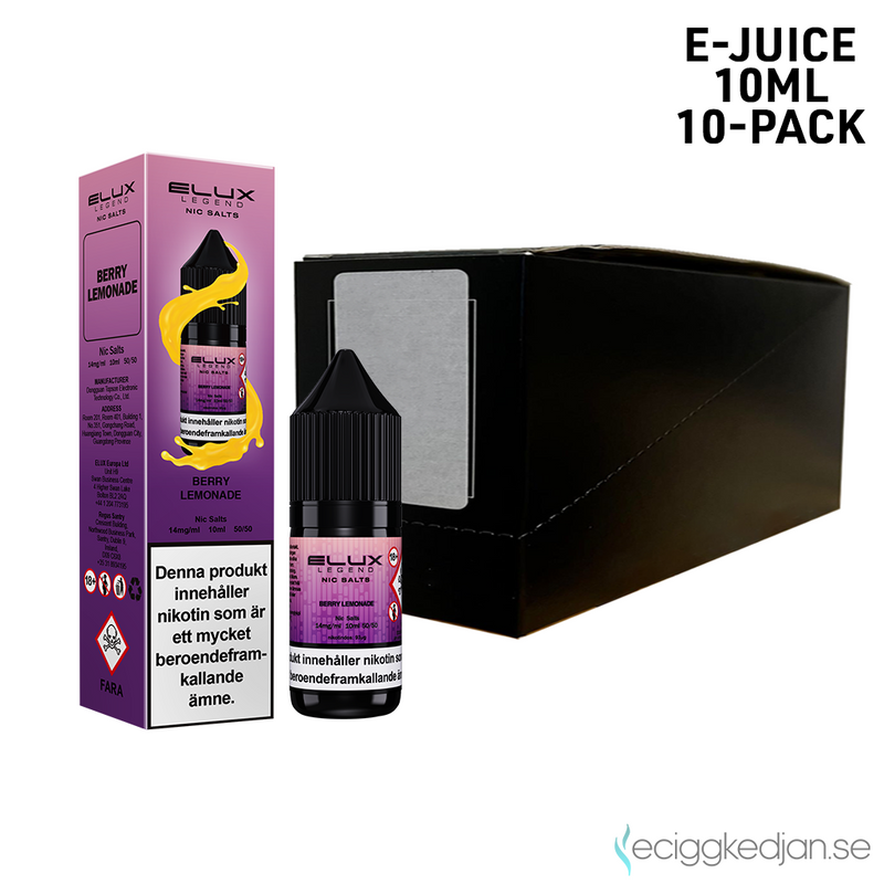Elux Legends | Berry Lemonade | 10ml E-Juice | 10pack