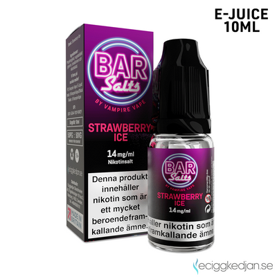 Bar Salts | Strawberry Ice | 10ml E-Juice