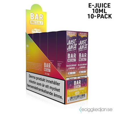 Just Juice Bar | Blackcurrant Lemonade | 10ml E-Juice | 10pack