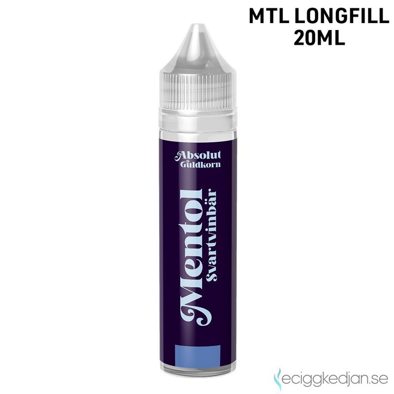 Absolut Guldkorn | Mentol Svartvinbär | 20ml Longfill