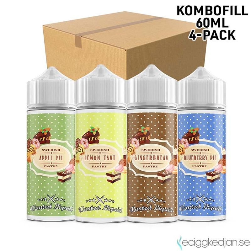 Swedish Pastry | Komplett Pack | 4st*Kombofill 60ml