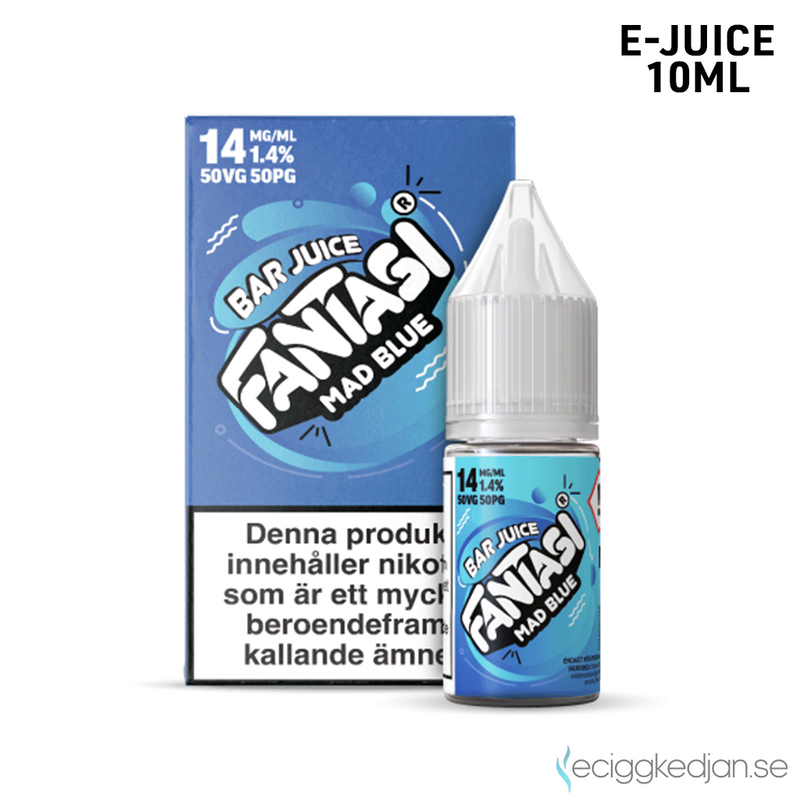 Fantasi Bar Salt | Mad Blue | 10ml E-Juice