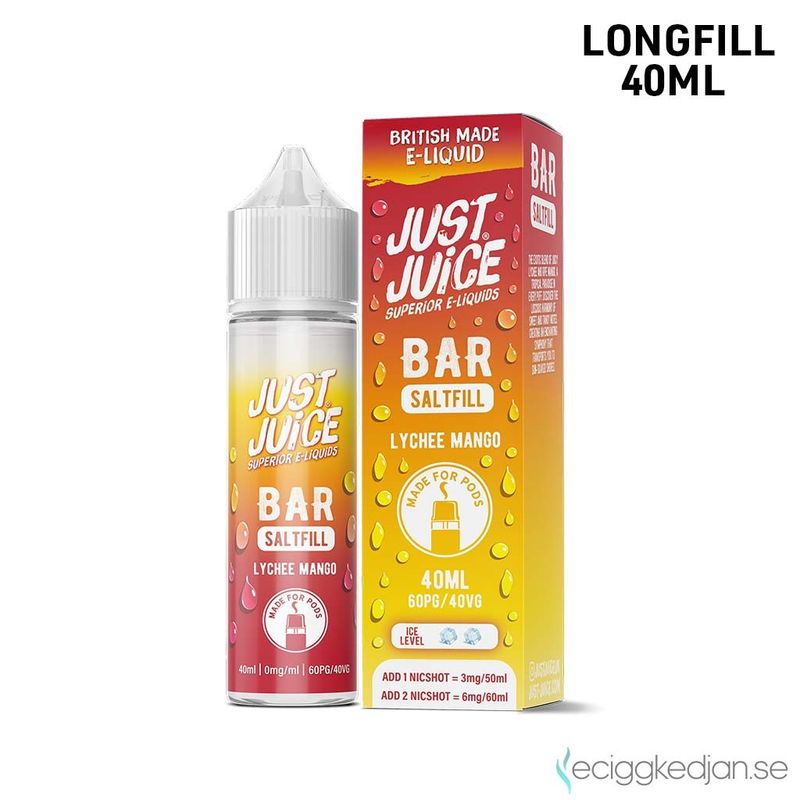 Just Juice Bar | Lychee Mango | 40ml Longfill