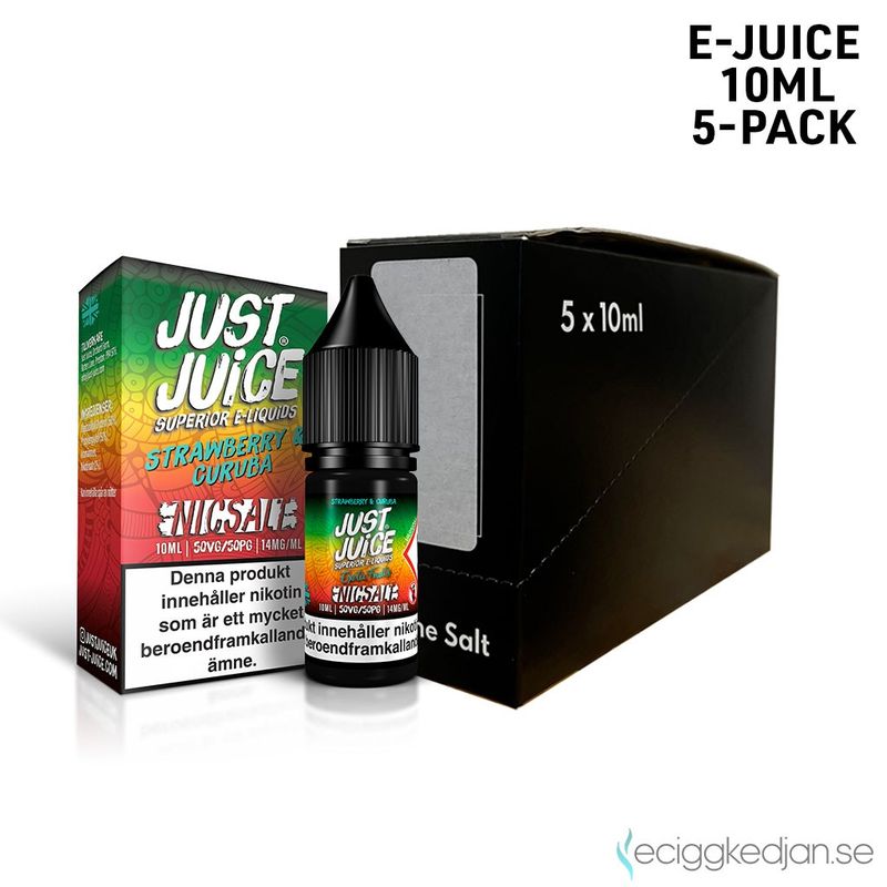 Just Juice Exotic Fruits | Strawberry & Curuba | 10ml E-Juice | 5pack