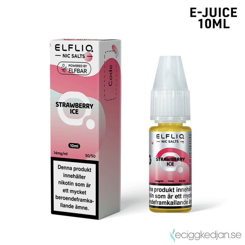 Elfliq | Strawberry Ice | 10ml E-Juice