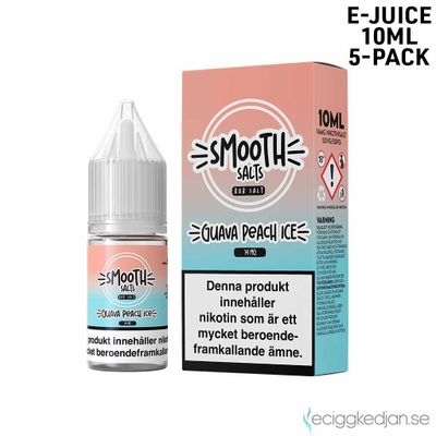 Smooth Salt ICE | Guava Peach Ice | 10ml E-Juice | 5pack