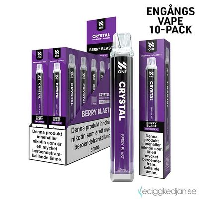 N One Crystal | Berry Blast | Engångsvape | 10pack