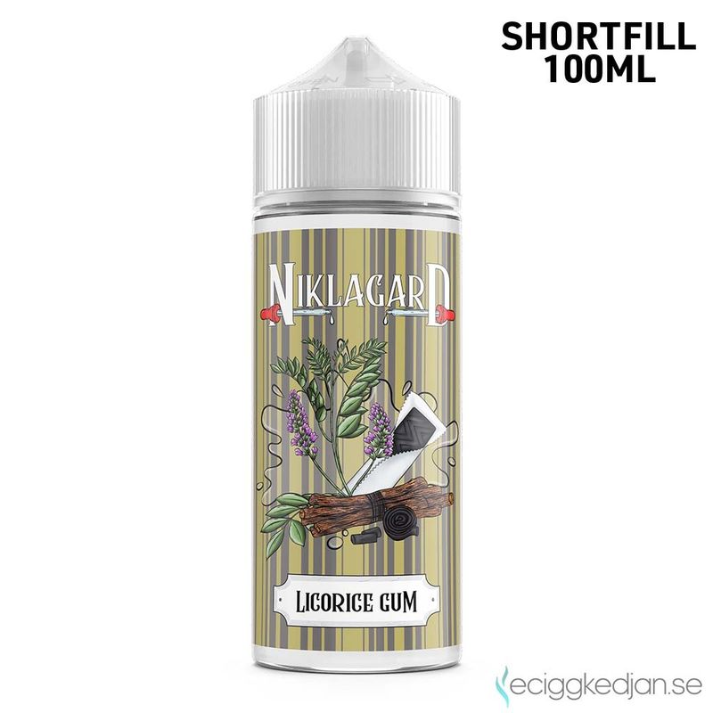 Niklagard | Licorice Gum | 100ml Shortfill