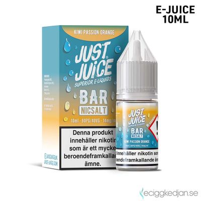 Just Juice Bar | Kiwi Passion Orange | 10ml E-Juice