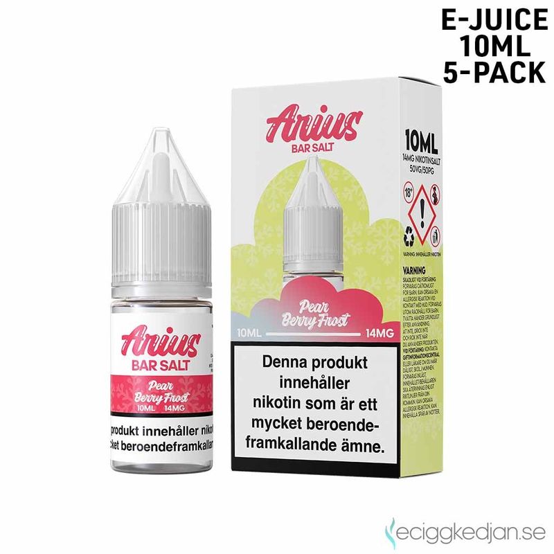 Arius Bar Salt Frost | Pear Berry Frost | 10ml E-Juice | 5pack