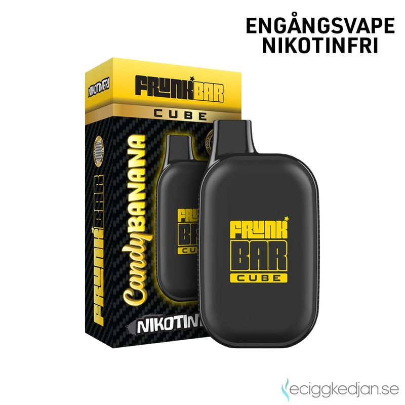 Frunk Bar Cube ZERO | Candy Banana | Nikotinfri Engångsvape