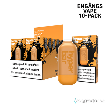 Hyper Bar | Mango Blast | Engångsvape | 10pack