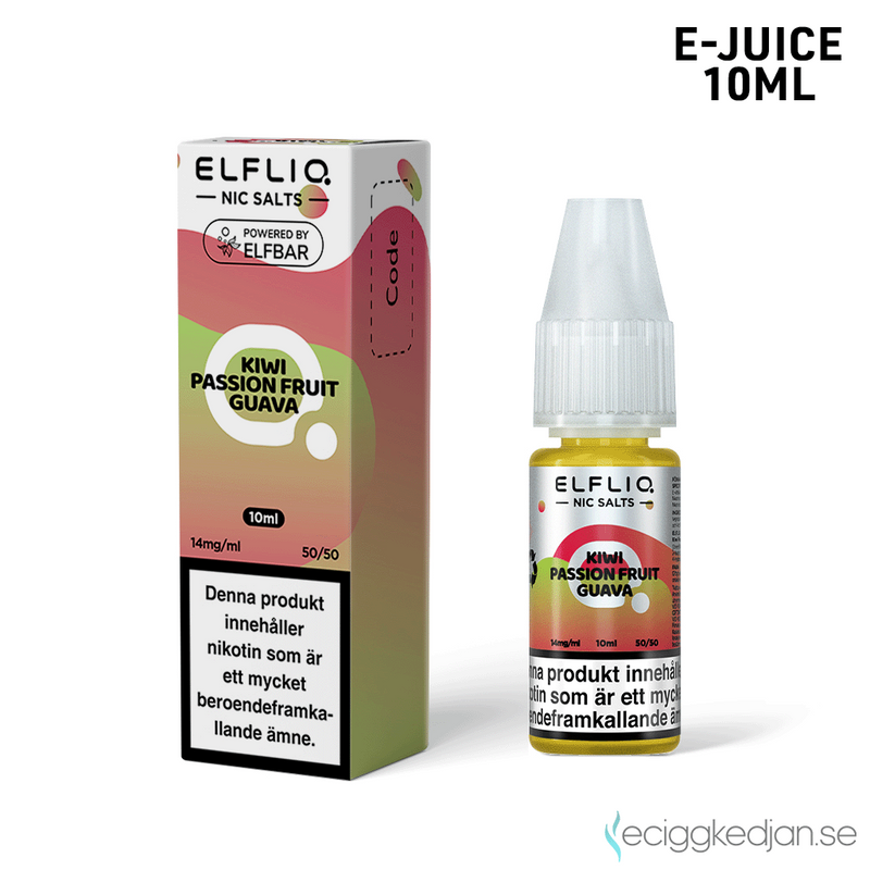 Elfliq | Kiwi Passion Fruit Guava | 10ml E-Juice