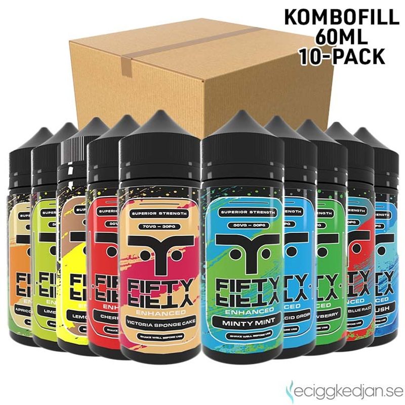 Fifty Fifty | Komplett Pack | 10st*Kombofill 60ml